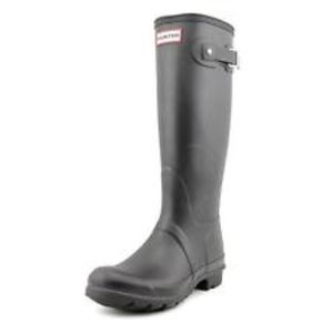 Tall Gray Hunter Boots